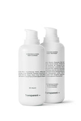 Komplekt "KOOS ON SOODSAM" Transparent Lab DAILY ESSENTIALS BODY DUO. Niisutav kehahoolduskomplekt dušigeel & kehakreem 2 x 400ml.