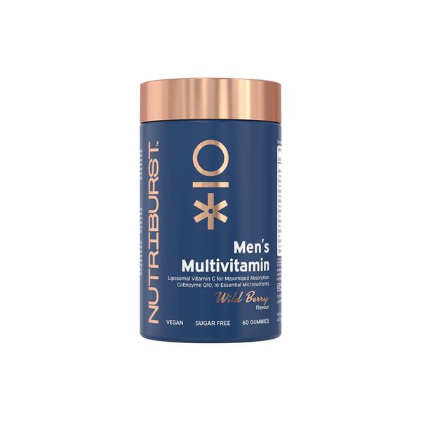 Nutriburst Food Supplement Men's Multivitamin. Toidulisand multivitamiinid meestele 60tk