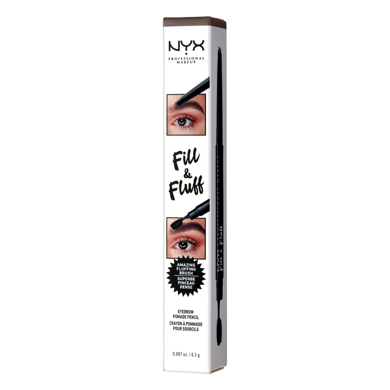 NYX Professional Makeup Fill & Fluff Eyebrow Pomade Pencil Chocolate. Mitmeotstarbeline kulmupumat 0.2g