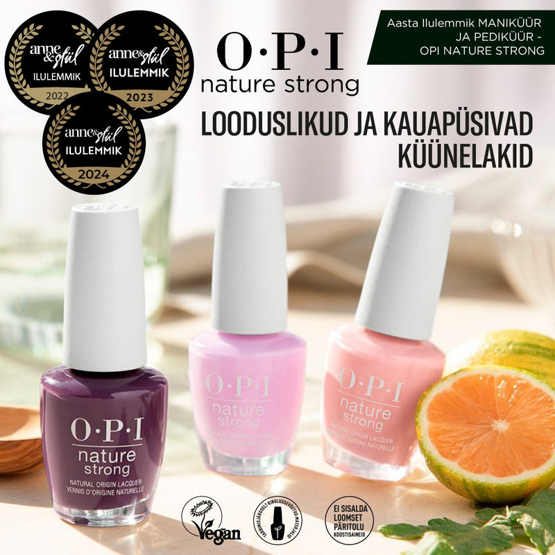 OPI Nature Strong Natural Origin Lacquer Strong As Shell. Vegan küünelakk 15ml