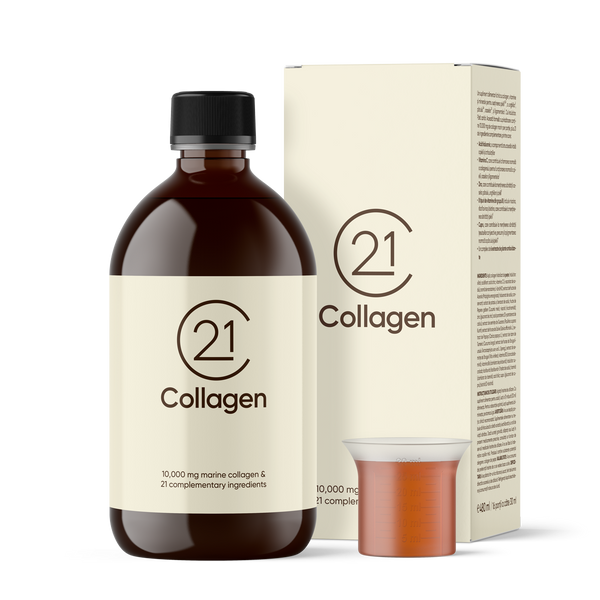 21Collagen Hydrolyzed Liquid Marine Collagen. Kollageenijook magusainetega 16 annust 10000mg