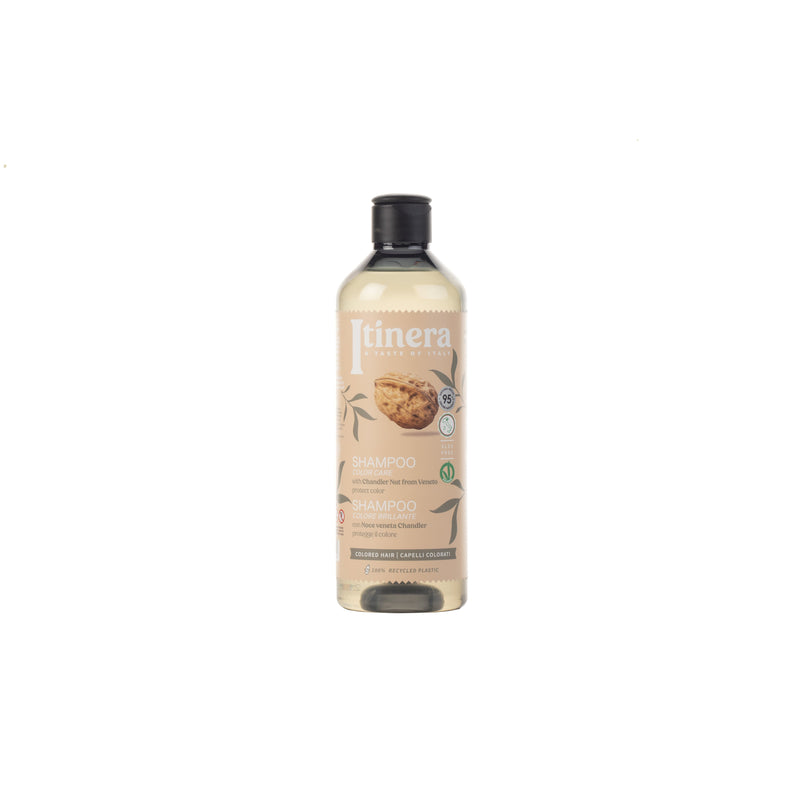 Itinera Shampoo Color Care with Chandler Nut . Värvi kaitsev šampoon kreekapähkli ekstarktiga 370ml