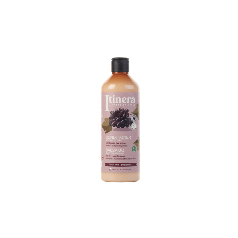 Itinera Conditioner Curly & Shine with Red Grape. Palsam lokkis juustele punase viinamarja ekstraktiga   370ml