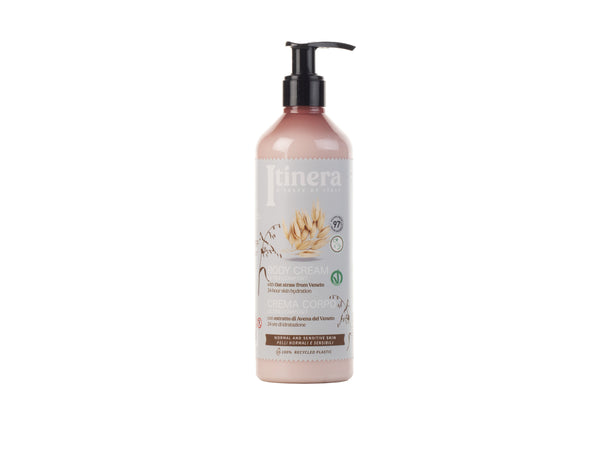 Itinera Body Cream Ultra Comforting with Oat Straw. Kaera ekstraktiga kehakreem tundlikule ja kuivale nahale 370ml