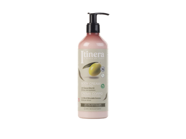 Itinera Body Cream Deep Moisture with Olive Oil . Sügavniisutav kehakreem oliivimarjade ekstraktiga       370ml