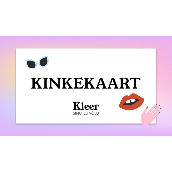 Kleer kinkekaart