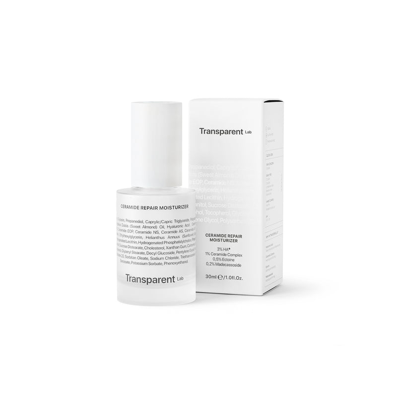 Transparent Lab Ceramide Repair Moisturizer. Keramiididega näoniisutaja 30ml