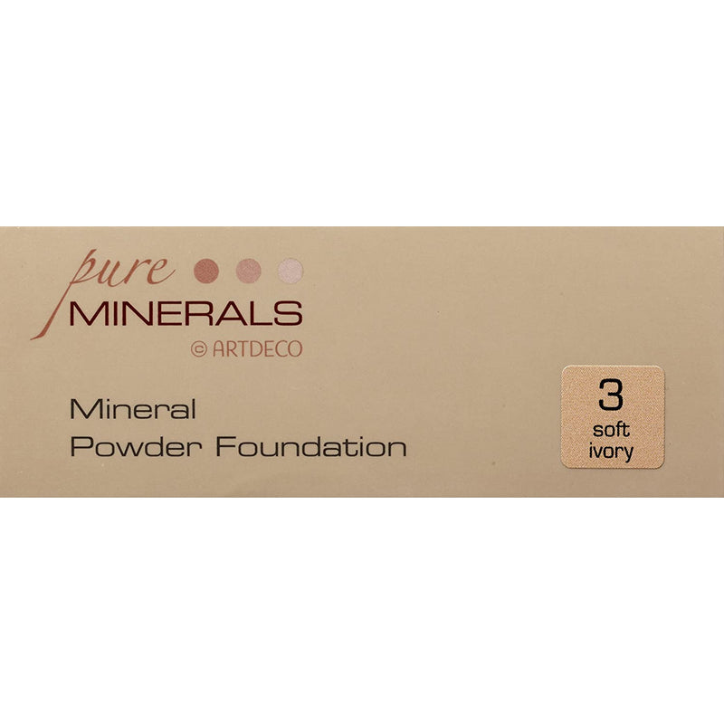 Artdeco Mineral Powder Foundation 3 Soft Ivory. Mineraalpuuder 15g