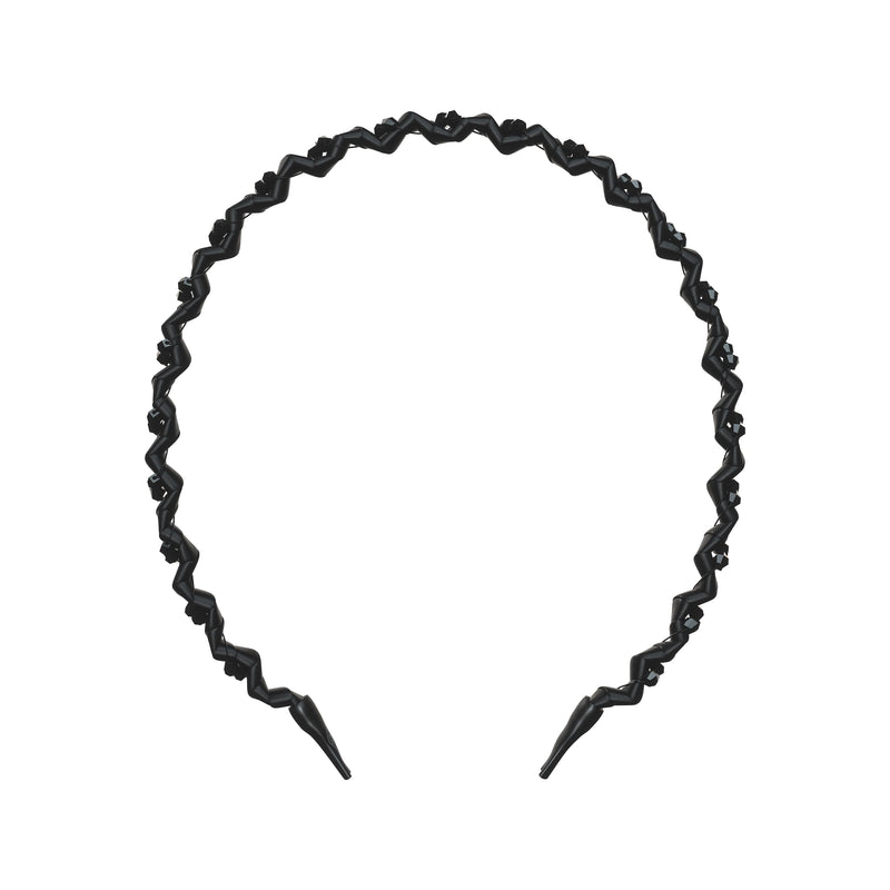 Invisibobble Hairhalo The Adjustable Hairband True Dark Sparkle. Juuksesõbralik ja painduv peavõru 1tk