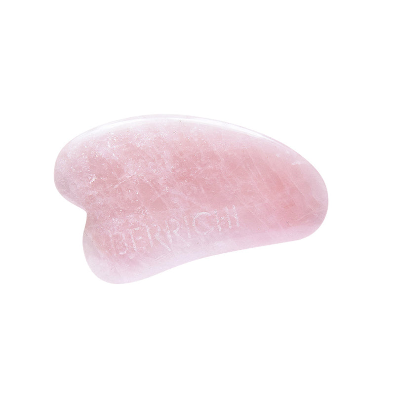 Berrichi Gua Sha Rose Quartz Massage Stone. Roosast kvartsist Gua Sha näomassaažikivi 30g