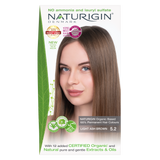 Naturigin Organic Based 100% Permanent Hair Colours Light Ash Brown 5.2. Püsijuuksevärv helepruun 115ml