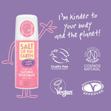 Salt of the Earth Natural Deodorant Roll-On Lavender & Vanilla. Rulldeodorant lavendli ja vaniljega aroomiga 75ml