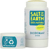 Salt of the Earth Unscented Natural Deodorant Stick, Refillable. Lõhnatu pulkdeodorant 84g