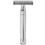 Edwin Jagger Double Edge Safety Razor, Lined Detail Chrome-Plated Handle. Klassikaline raseerija kroomitud 1tk