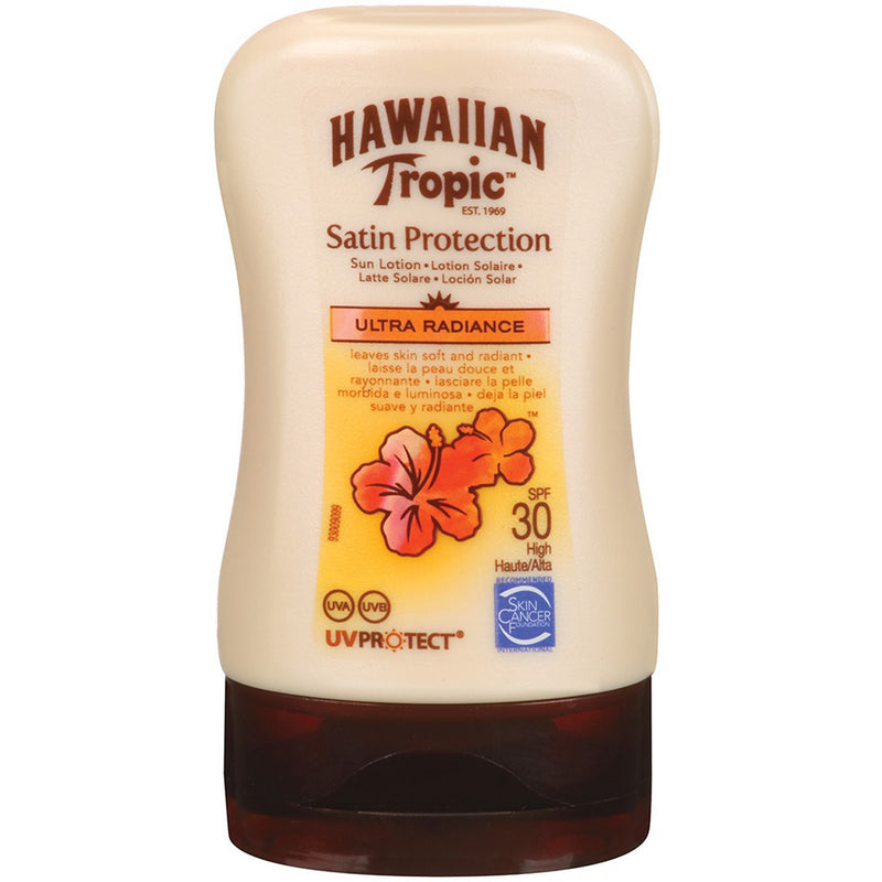 Hawaiian Tropic Ultra Radiance Satin Protection Sun Lotion SPF30. Sädelusega päevitusemulsioon 100ml