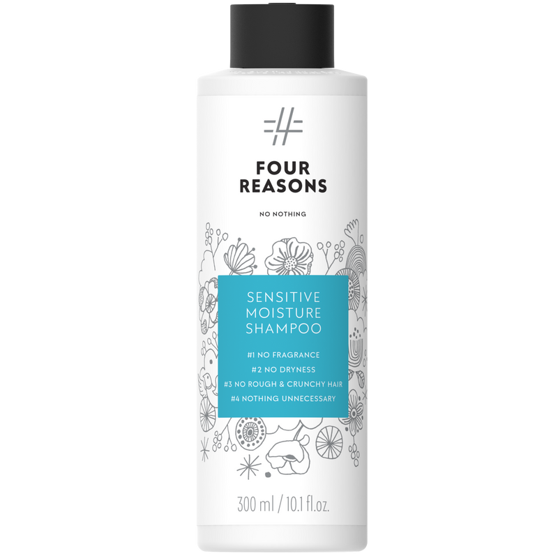 Four Reasons No Nothing Sensitive Moisture Shampoo. Niisutav lõhnavaba šampoon  300ml