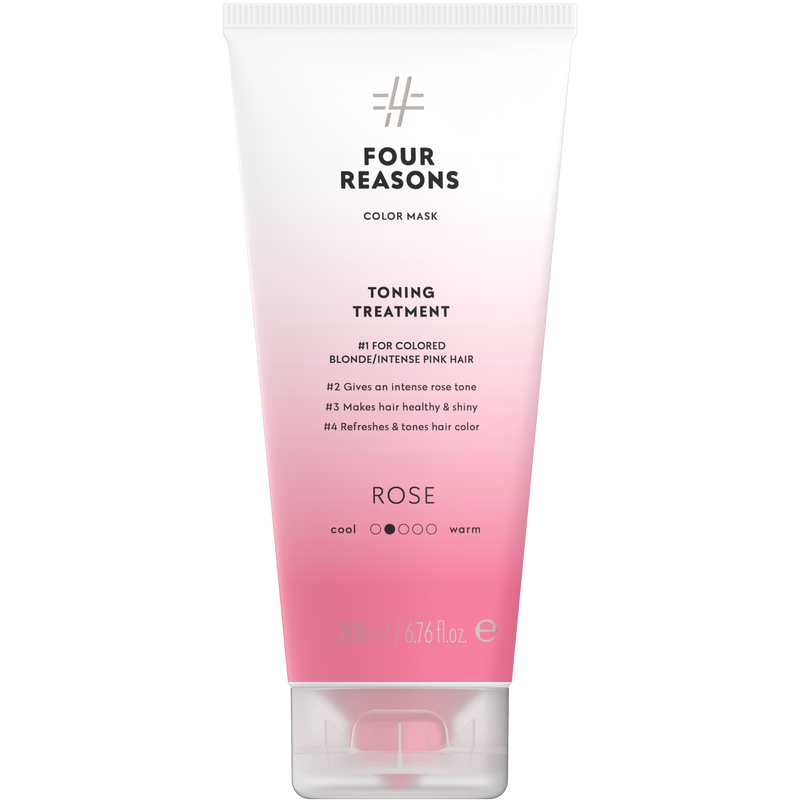 Four Reasons Color Mask Toning Treatment Rose. Tooniv juuksemask värvitud juustele 200ml