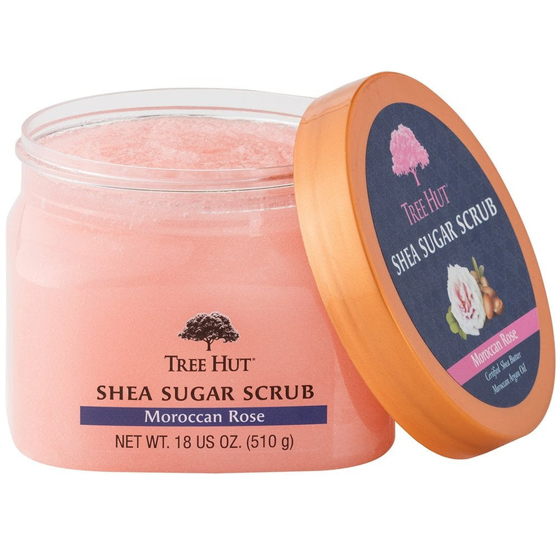 Tree Hut Shea Sugar Scrub Moroccan Rose. Suhkrukoorija Maroko roos 510g