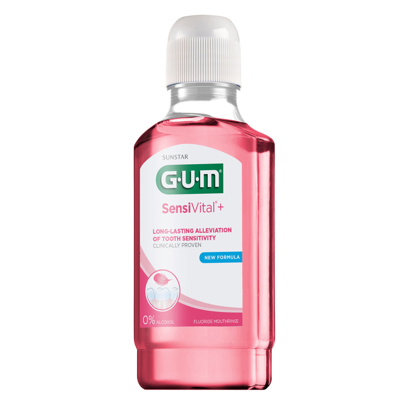 GUM SensiVital+ Mouthrinse. Mündimaitseline suuvesi hammaste tundlikkuse vastu 300ml