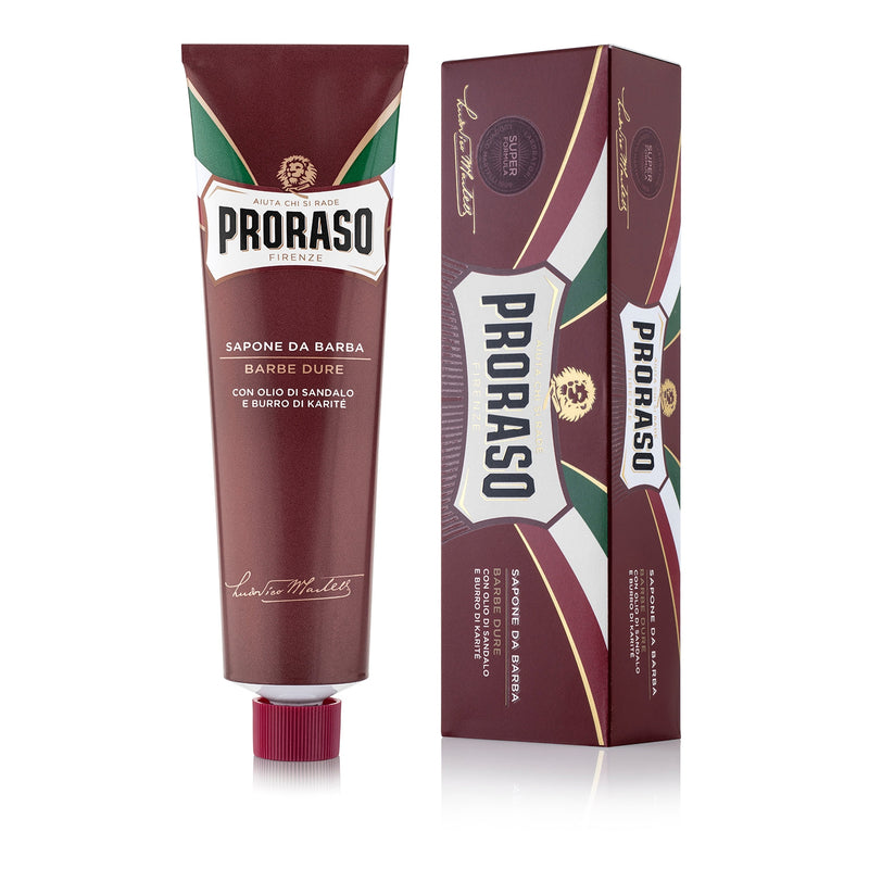 Proraso Shaving Cream Moisturising And Nourishing Sandalwood Oil And Shea Butter. Raseerimiskreem niisutav ja toitev sandlipuuõli ja sheavõi 150ml