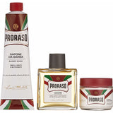 Proraso Primadopo Vintage Set For Beard Shaving Moisturising And Nourishing Sandalwood And Shea . Habemeajamiskomplekt Vintage Primadopo niisutav ja toitev, sandlipuu ja shea 100ml/150ml/100ml