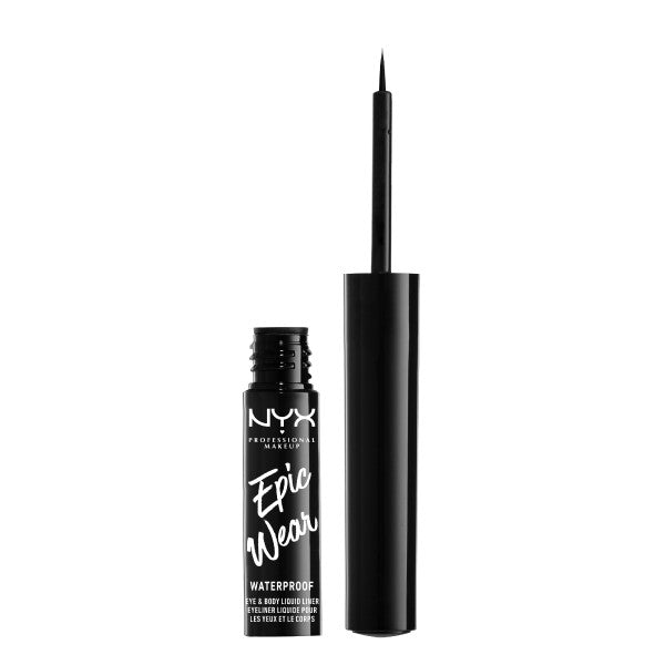 NYX Professional Makeup Epic Wear Metallic Waterproof Eye & Body Liquid Liner. Metallik veekindel poolpüsiv geellainer silmad/keha 3.5ml (erinevad toonid)