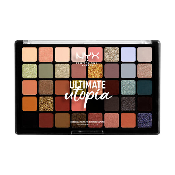 NYX Professional Makeup Ultimate Utopia Shadow Palette. Lauvärvipalett 40-osaline 40g