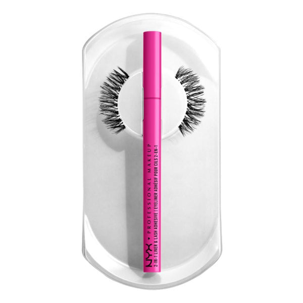 NYX Professional Makeup Jumbo Lash Longwear False Lash System Fringle Glam Kit. Kuntsripsmete komplekt 1tk