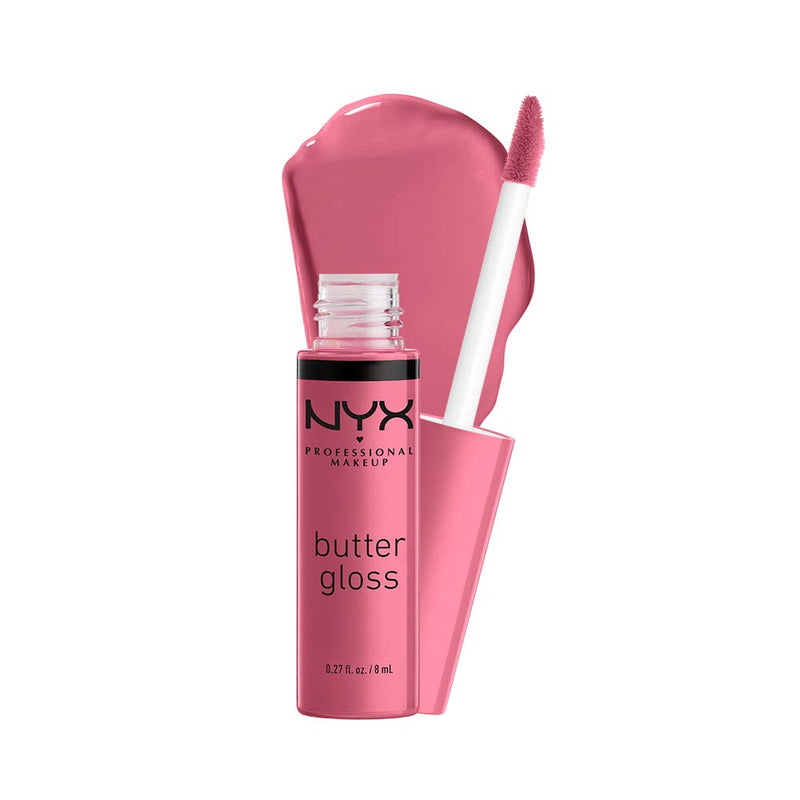 NYX Professional Makeup Butter Gloss Lip Gloss 15 Angel Food Cake. Mittekleepuv huuleläige 8ml