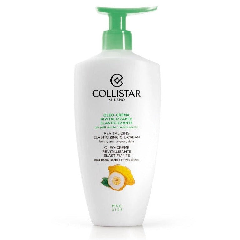 Collistar Revitalizing Elasticizing Oil-Cream For Dry And Very Dry Skin. Taastav elastsust andev õlikreem kuivale ja väga kuivale nahale 400ml