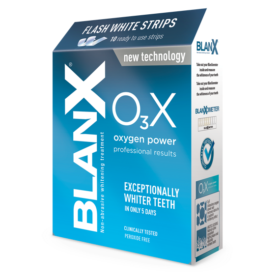 Blanx O3X strips. Aktiivhapnikuga hambavalgendusribad 10tk