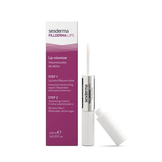 Sesderma Fillderma Lips Lip Volumizer. Huulte volüümi parandaja 6ml+6ml