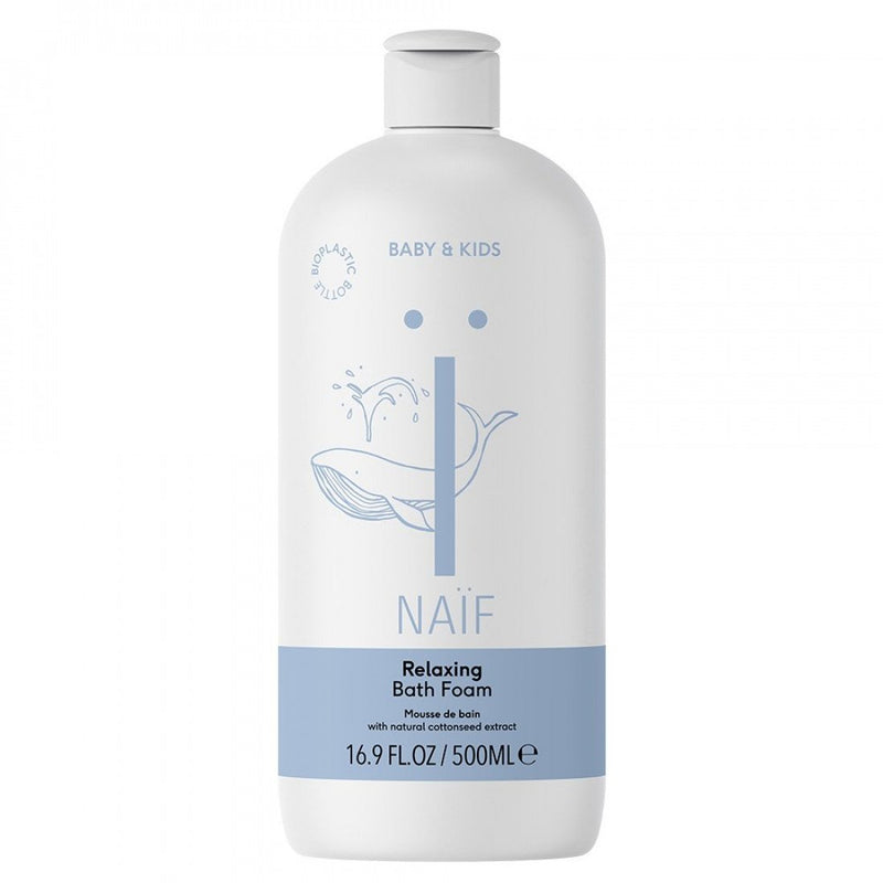 Naïf Baby & Kids Relaxing Bath Foam With Natural Cottoseed Extract. Puuvillaseemne ekstraktiga lõõgastav vannivaht beebidele/lastele 500ml