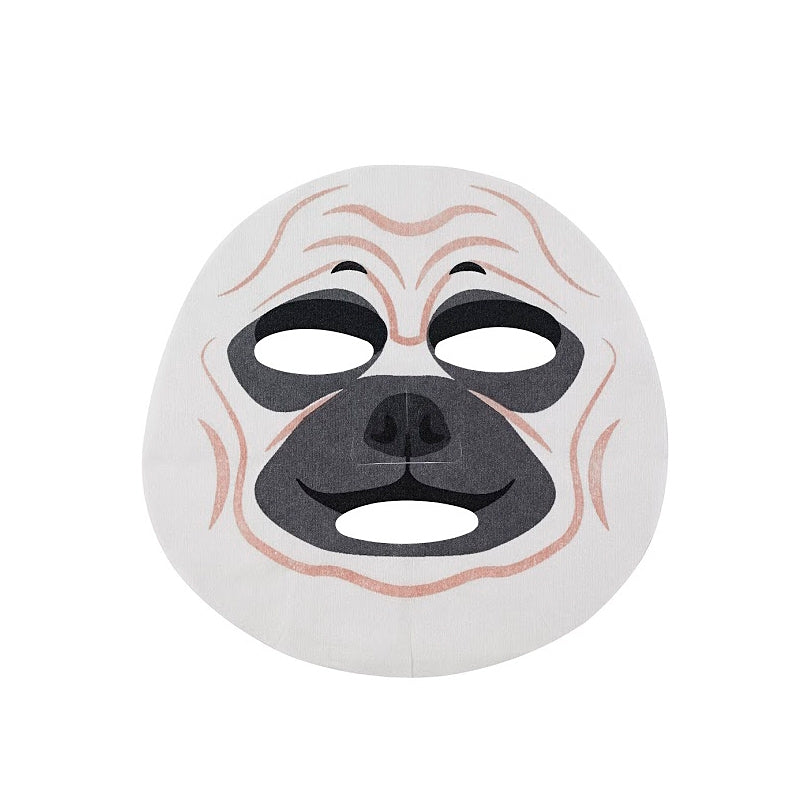 Holika Holika  Baby Pet Magic Mask Sheet Anti-Wrinkle, Pug. Kortsudevastane kangasmask, mops 22ml