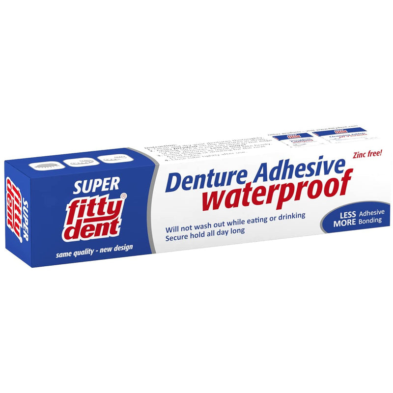 Fittydent International Super Denture Adhesive Waterproof, Zinc Free. Veekindel proteesiliim, tsingivaba 40g