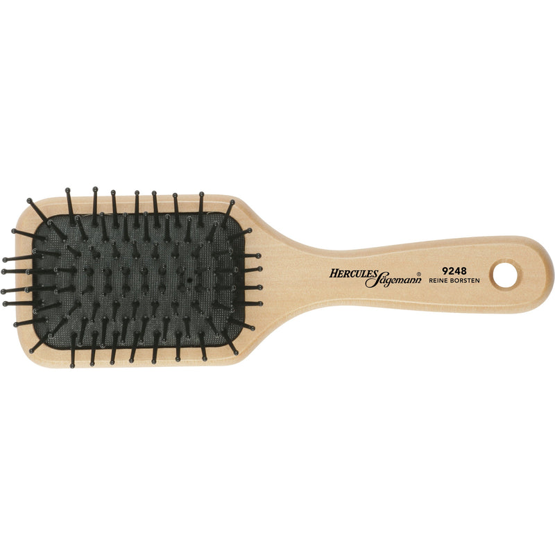 Hercules Sägemann Detangling Brush L-183mm 9248 Polyamide Pins. Lapik 8-realine pusahari hele puit