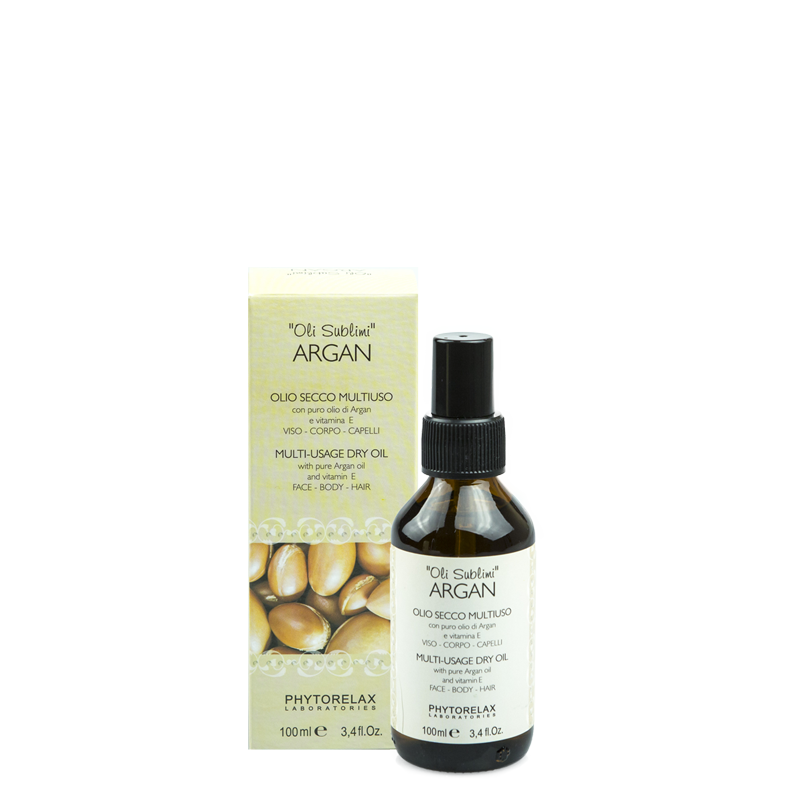 Phytorelax Argan Oil Multi-Usage Dry Oil. Arganiõli kuivõli näole, kehale, juustele 100ml