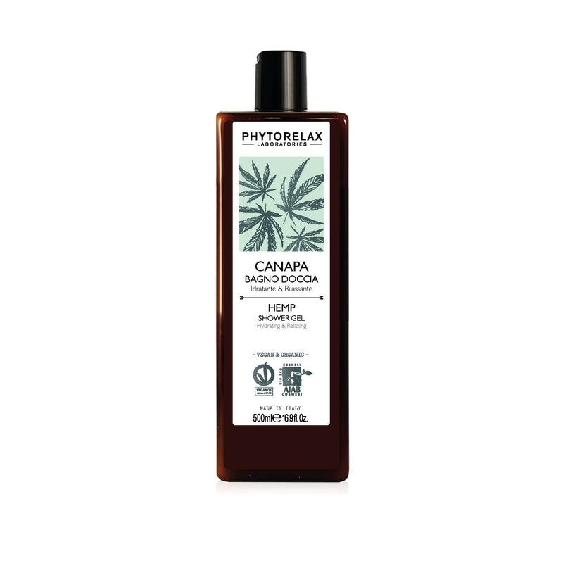 Phytorelax Hemp Shower Gel Hydrating & Relaxing. Kanepi lõõgastav ja niisutav dušigeel 500ml