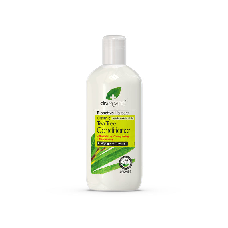 Dr Organic Tea Tree Conditioner Purifying. Teepuuõli puhastav juuksepalsam 265ml