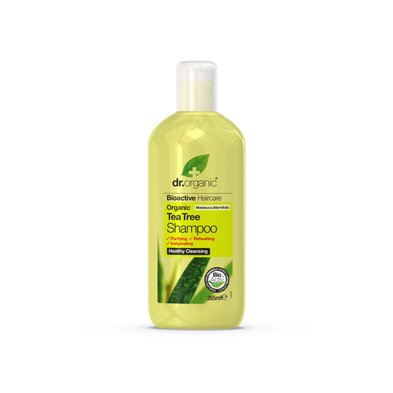 Dr Organic Tea Tree Shampoo. Teepuuõli värskendav šampoon 265ml